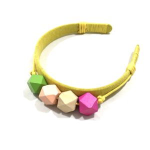 Geometric Headband - Yellow